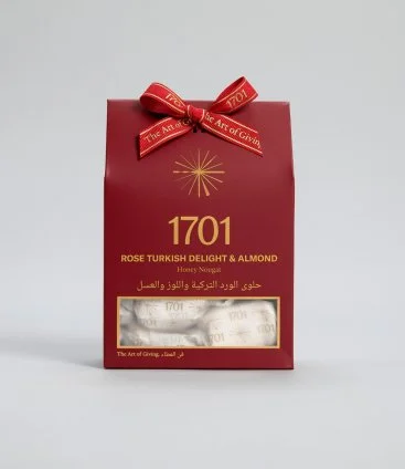 Turkish Delight & Almond Nougat Box 160g By 1701 Nougat & Luxury Gifting