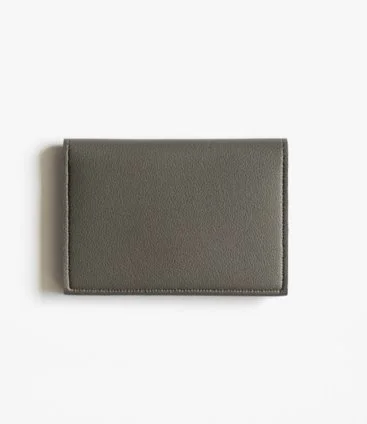 Vegan Leather Card Holder - Grey by Royal Page Co