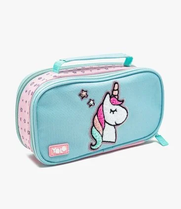 Yolo Suitcase Pencil Case - Unicorn