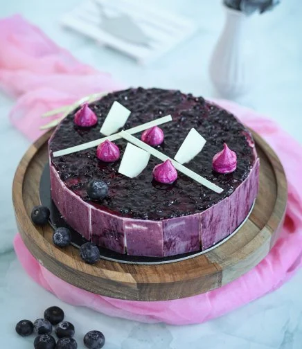 Blueberry Cheese Cake By Celebrating Life Bakery