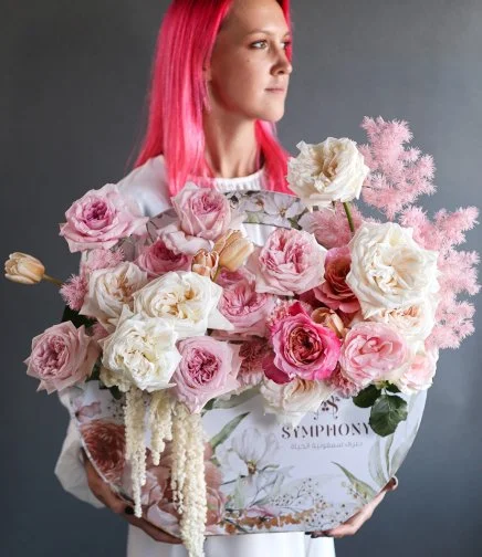 Delicate Enchantment Roses Bouquet by Symphony