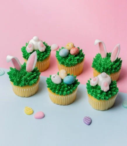 Easter Bunny Cupcakes 6 Pcs By Cake Social