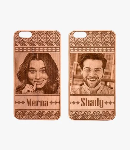 Personalized Wooden Mobile Case 2 by Laser Gallery