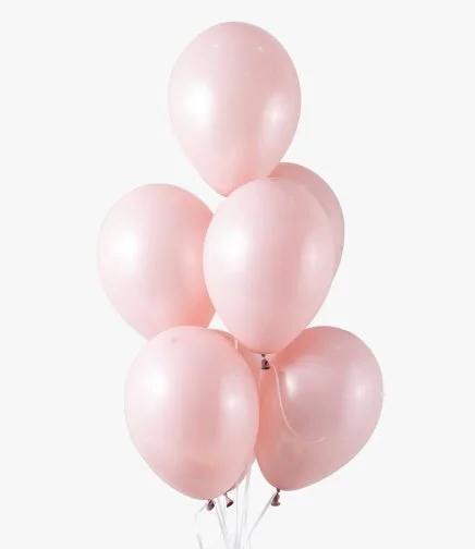 Light Pink Helium Latex Balloons 