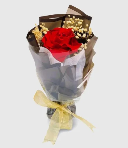 Miss Dior Single Infinity Rose Bouquet by Lxoras Flower