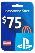 PlayStation Store Gift Card $75