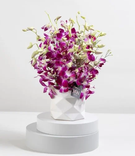 Purple Orchid Flower Arrangement