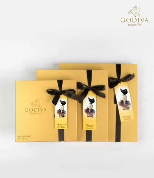 Godiva's Gold Box 34 PCS