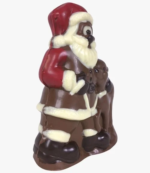 شوكولاتة مجسمة بشكل بابا نويل وحيوان الرنة