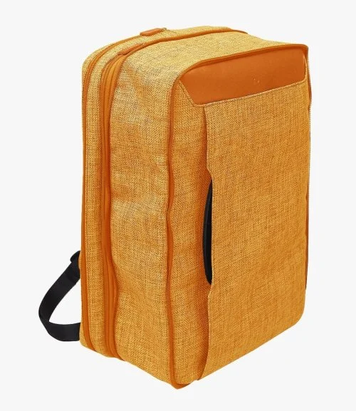 حقيبة لابتوب كواترو ساك من نو ديزاين - برتقالية 