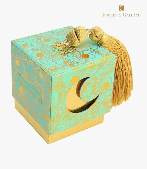 Turquoise Moon Cookie Box 