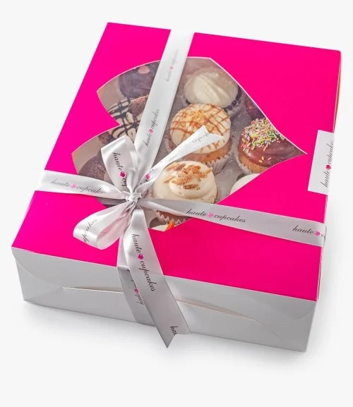 Gift Pack of Assorted Cupcakes by Haute Cupcakes (Pack of 12) 