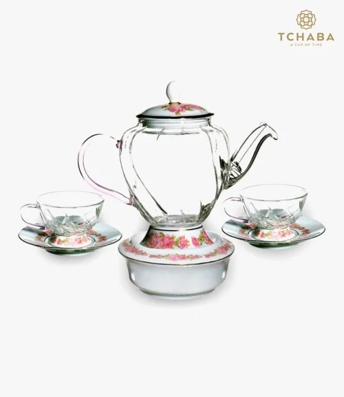Fusion Rose Tea Set by Tchaba Tea 