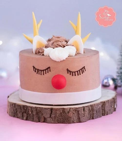 Rudolph Red Velvet Cake by Sugarmoo 