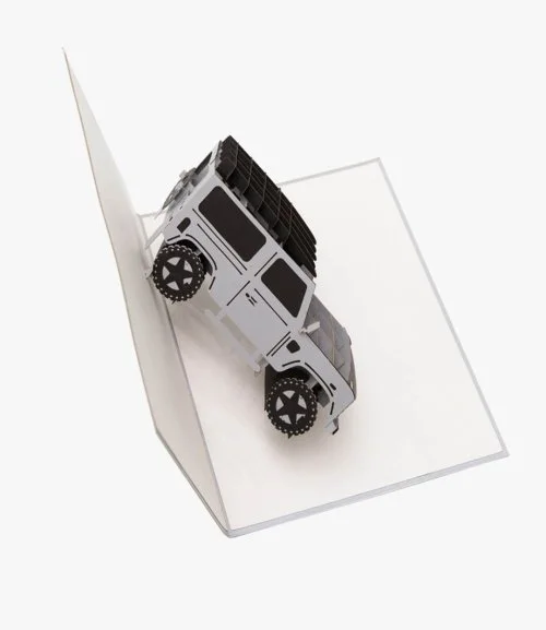 4 x 4 - Offroad truck 3D Pop up Abra Cards