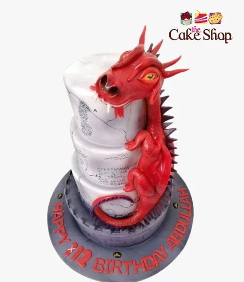 Dragon 3D Birthday Cake