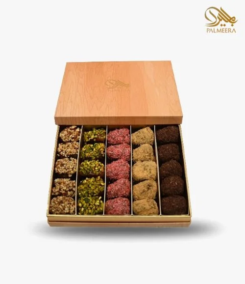 Medium Carton Box with Wood Grains by Palmeera
