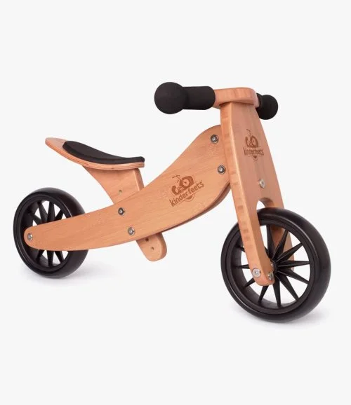 2-in-1 Tiny Tot Tricycle & Balance Bike - Bamboo By Kinderfeets