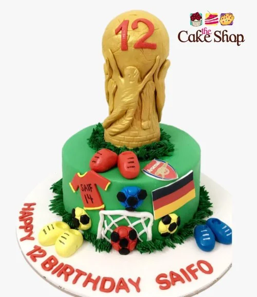 World Cup 3D Birthday Cake