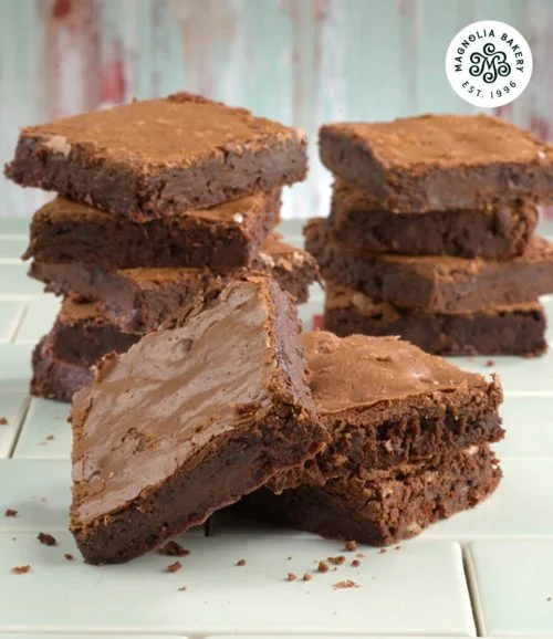 6 Double Fudge Brownies by Magnolia Bakery 