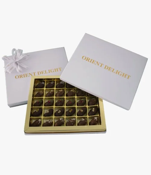 Assorted Chocolate Dates Large - 30 Pcs By Chocolatier