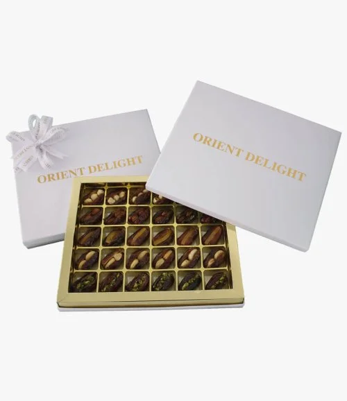 Assorted Stuffed Dates Large - 30 Pcs By Chocolatier
