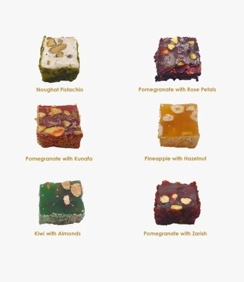 Assorted Turkish Delight Small - 10 pcs By Chocolatier