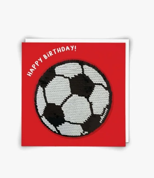 "Football" Contemporary Greeting Card by Redback