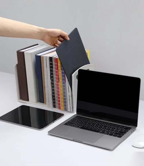 Adhesive Laptop Stand - Silver