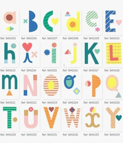 Alphabet Wall Sticker - C by Poppik
