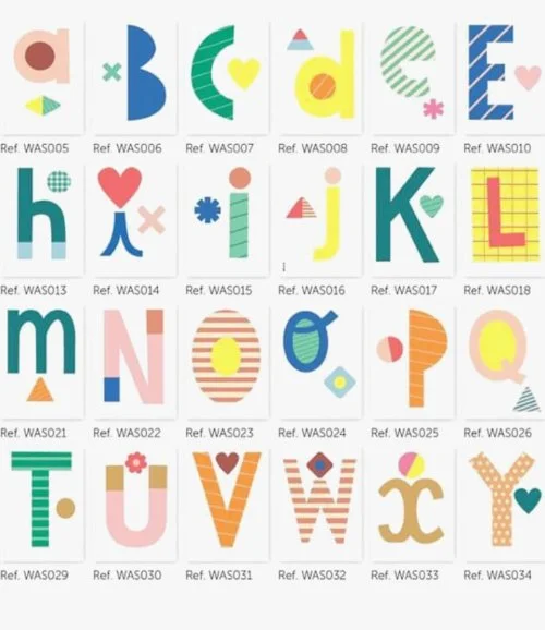 Alphabet Wall Sticker - d by Poppik