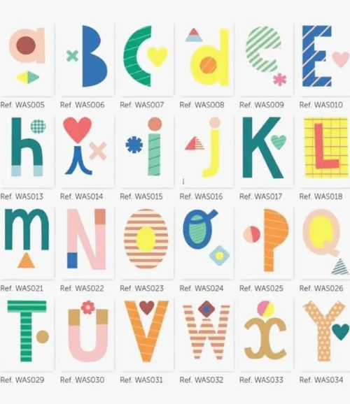 Alphabet Wall Sticker - e by Poppik