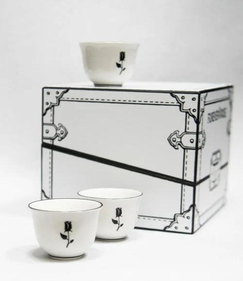 Arabic coffee cup - 6 pcs By Forever Rose