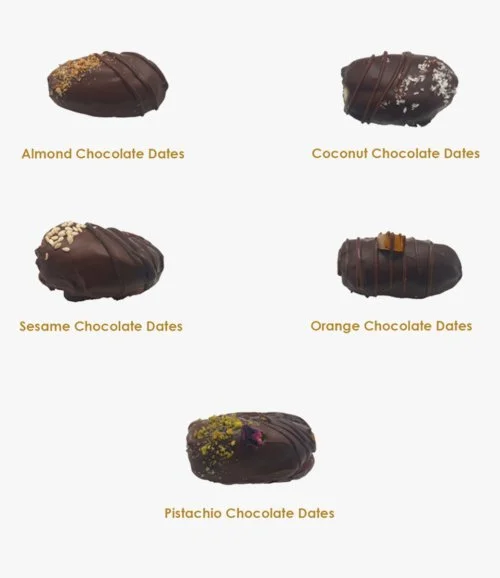 تمر شوكولاتة مشكلة وسط 20 قطعة من اورينت ديلايتس