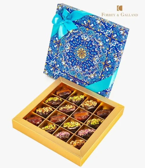 Assorted Dates Box of 16 Pieces - The Ramadan Collection By Forrey & Galland