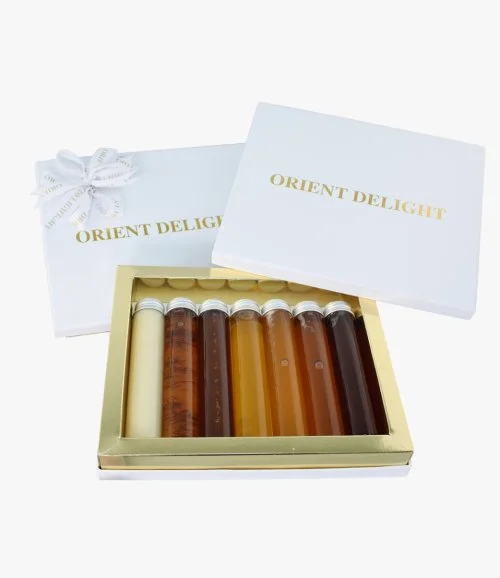 صندوق هدايا عسل متنوع من أورينت ديلايتس