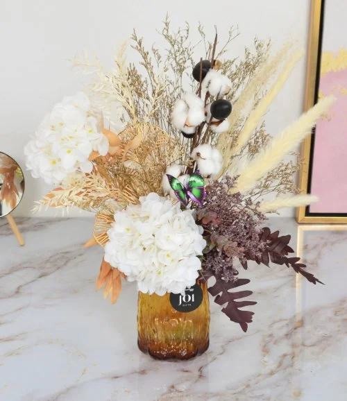 Autumn Artificial Flower Vase 
