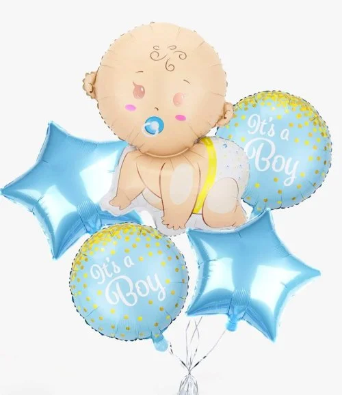 Baby Boy Balloons Set