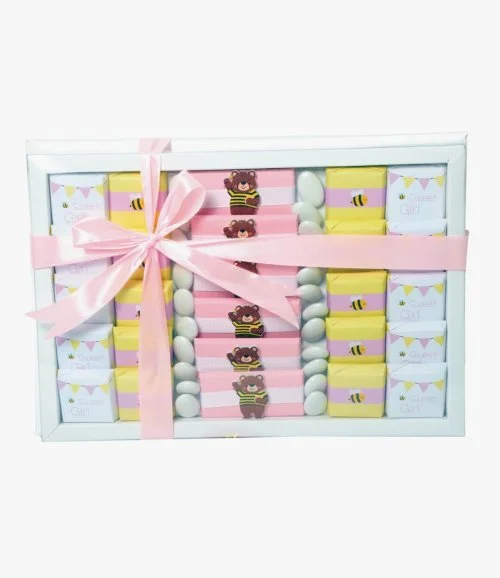Baby Girl Bee Chocolate Tray by Eclat