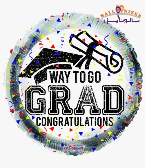 Way To Go Grad Balloon 