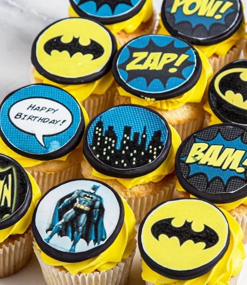 Batman Cupcakes By Sugar Daddy's Bakery 