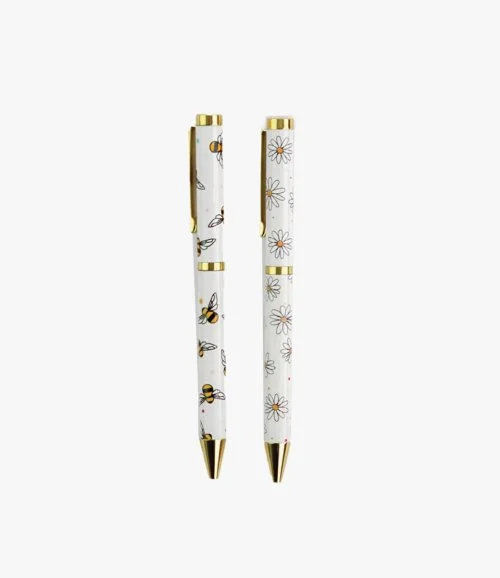 Bees Pen Set Of 2 by Belly Button