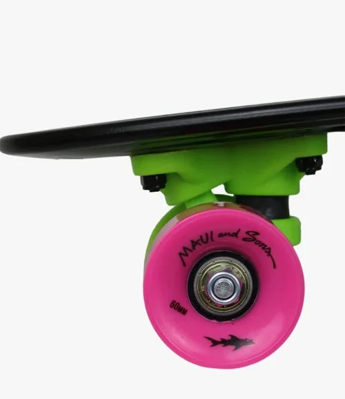 Black Cookie Beginners Skateboard 22" for Kids  By Maui