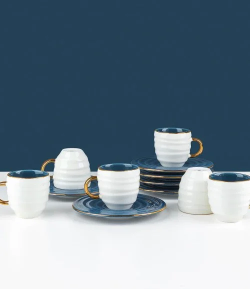 Blue - Turkish Coffee Sets From Harmony
