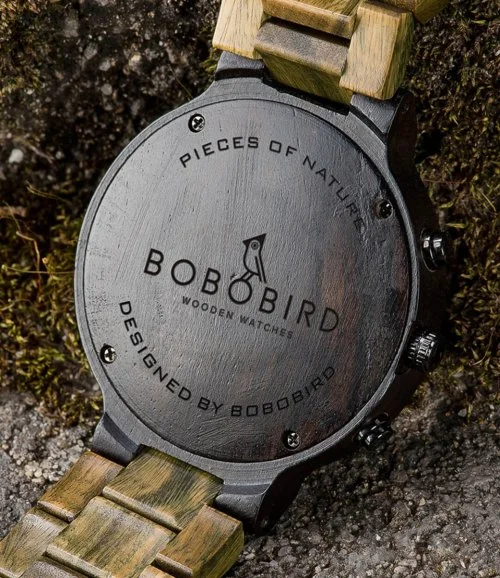 Bobo Bird Wooden Watch - Dark Green