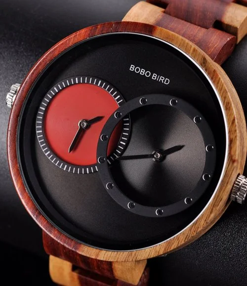 Bobo Bird Wooden Watch - Light Brown