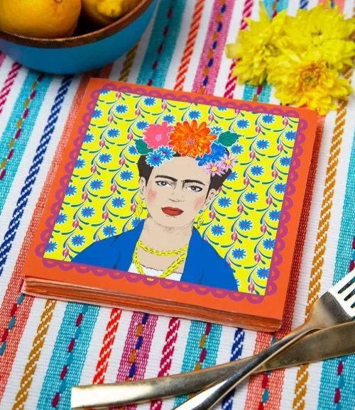 Boho Frida Party Napkin 20pc Pack by Talking Tables