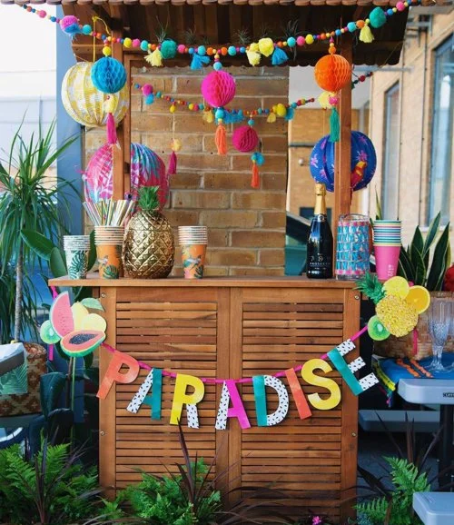 Boho Mix Fabric Garland 1meter by Talking Tables