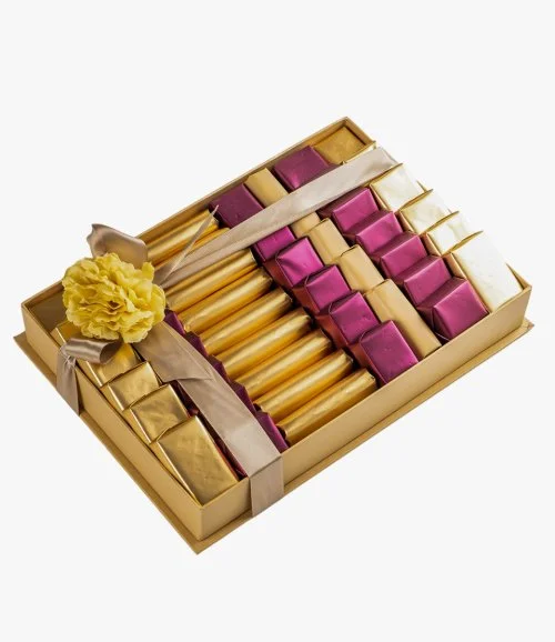Bordeaux Chocolate Box by Hazem Shaheen Delights 
