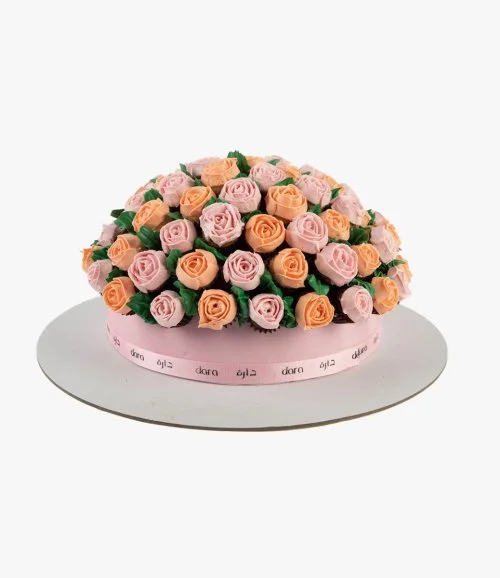 Bouquet Of Roses Cupcake By Dara Sweet 